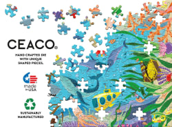 Under The Deep Blue Sea Glitter Sea Life