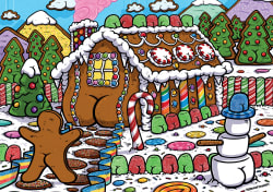 Butts on Things Gingerbread Christmas