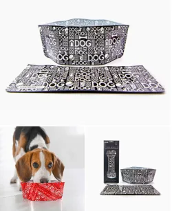 Portable Dog Bowls 2 Pack Dogs