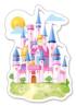 World of Princesses Castle Shaped Puzzle