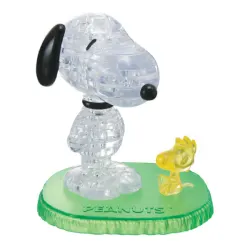 3D Crystal Puzzle - Snoopy and Woodstock Dogs