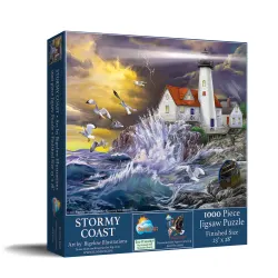 Stormy Coast Lighthouse