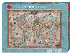 Retro World Maps & Geography