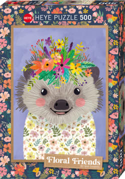 Floral Friends, Funny Hedgehog Animals