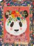 Cuddly Panda, Floral Friends Animals Jigsaw Puzzle