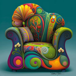 Easy Chair, Relax! Rainbow & Gradient