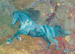 Map Horse, Map Art Horse