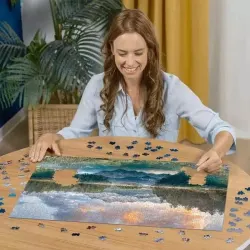 Zugspitze at the Eibsee, Germany Landscape