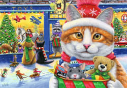 Christmas Kitties 2x24 Pc Puzzle Cats