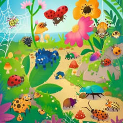Bugs, Bugs, Bugs 3x49 Pc Puzzle Butterflies and Insects