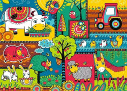 A Day at the Farm 60 Pc Puzzle