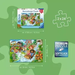 Amusement Park 2x24 Pc Puzzle People