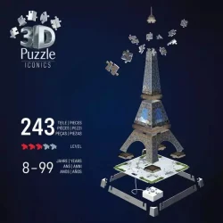 Iconics: Eiffel Tower - With Light Landmarks & Monuments