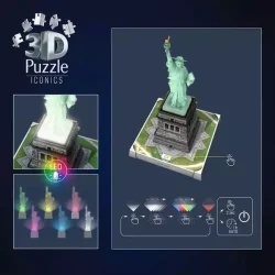 Iconics 3D Statue of Liberty Night Ed. Landmarks & Monuments