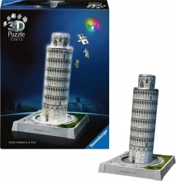 Iconics 3D Tower of Pisa Night Ed. Landmarks & Monuments