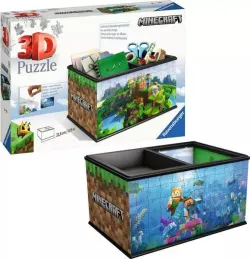 Minecraft Storage Box 216 Pc 3D Puzzle Video Game