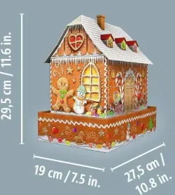 Gingerbread House - Night Edition Christmas