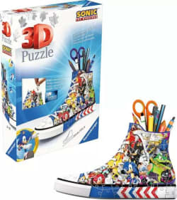 3D Sonic Trainer 108 Pc Puzzle Video Game
