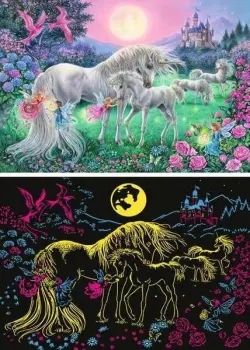 Unicorns in the Moonlight Unicorn