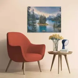 Spirit Island in Canada Travel