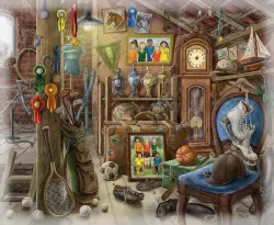 ESCAPE PUZZLE:  Attic Sports