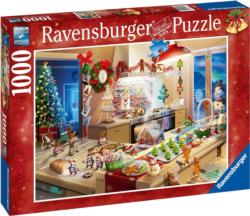 Merry Mischief Limited Edition Christmas Puzzle Food and Drink Jigsaw Puzzle