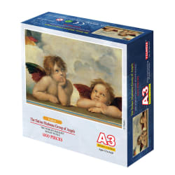 The Sistine Madonna Mini Puzzle Angel