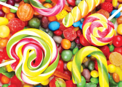 Fruit Candies Collage