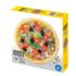 Pizza Food and Drink Round Jigsaw Puzzle