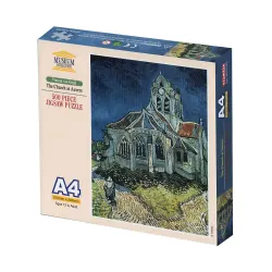 The Church At Auvers Mini Puzzle Fine Art