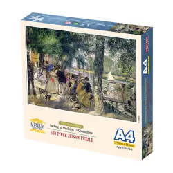 Bathing On The Seine, La Greno Mini Puzzle Fine Art