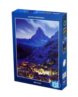 Night in Zermatt Mountain