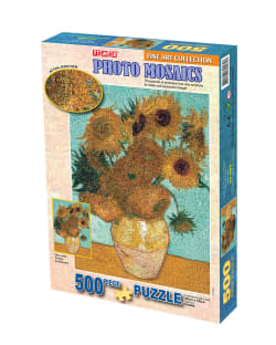 Vase With Twelve Sunflowers Flower & Garden