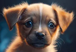 Dog Cube Puzzle Dogs