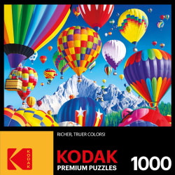 Balloons Over a Mountain Hot Air Balloon