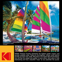 Colorful Sailboats On A Beach Boat