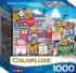 Old Ad Signs, Road Signs and License Plates Collage Jigsaw Puzzle