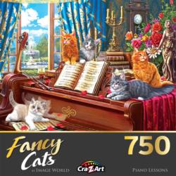 Piano Lessons Cats Jigsaw Puzzle