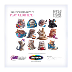 Multi Shaped Puzzles - Playful Kittens Cats
