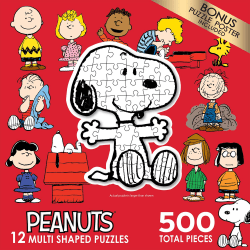 Peanuts - Snoopy 12 Mini Shaped Puzzles Movies & TV