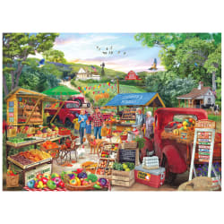 Red Trucks Farm Market Farm