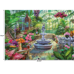 Victorian Greenhouse Flower & Garden