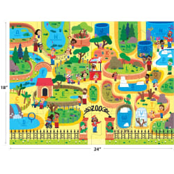 Floor Puzzle 24Pc With 26 Figures-Alphabet Zoo Adventure Animals