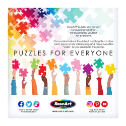 Roseart Big Shaped Puzzle - Butterfly Beauty Butterflies and Insects