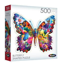 Roseart Big Shaped Puzzle - Butterfly Beauty Butterflies and Insects