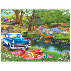 Bigelow Illustrations - Good Times At The River Nostalgic & Retro