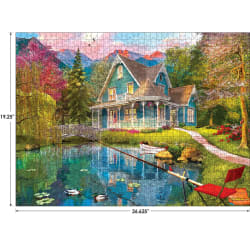 My Happy Place 1000Pc - Fishing Retreat Landscape