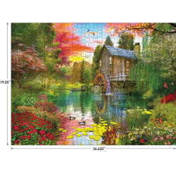My Happy Place 1000Pc - Sunset At The Mill Cabin & Cottage