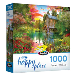 My Happy Place 1000Pc - Sunset At The Mill Cabin & Cottage