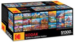 Kodak World's Largest Puzzle – 27 Wonders of the World Travel Jigsaw Puzzle